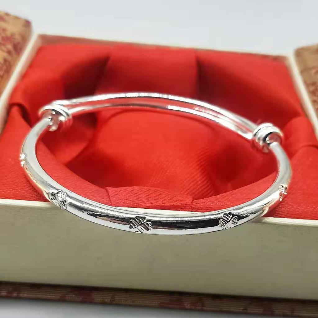 Bransoletka z gwiazdkami posrebrzana na Walentynki dla kobiet - Modny prezent w stylu Douyin dla przyjaciółki