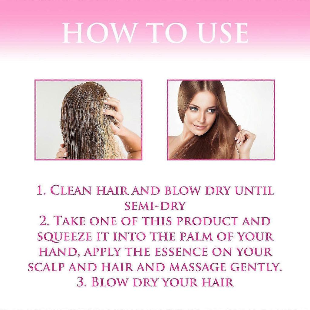 Revitalize Dry Damaged Hair - Strengthen, Shine & Smooth with Nourishing Serum (30pcs)