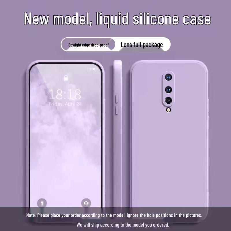 

OnePlus 8 Liquid Silicone Case: Solid Color, Full Coverage, Drop Protection, Skin-Friendly, Simple Style OnePlus 8