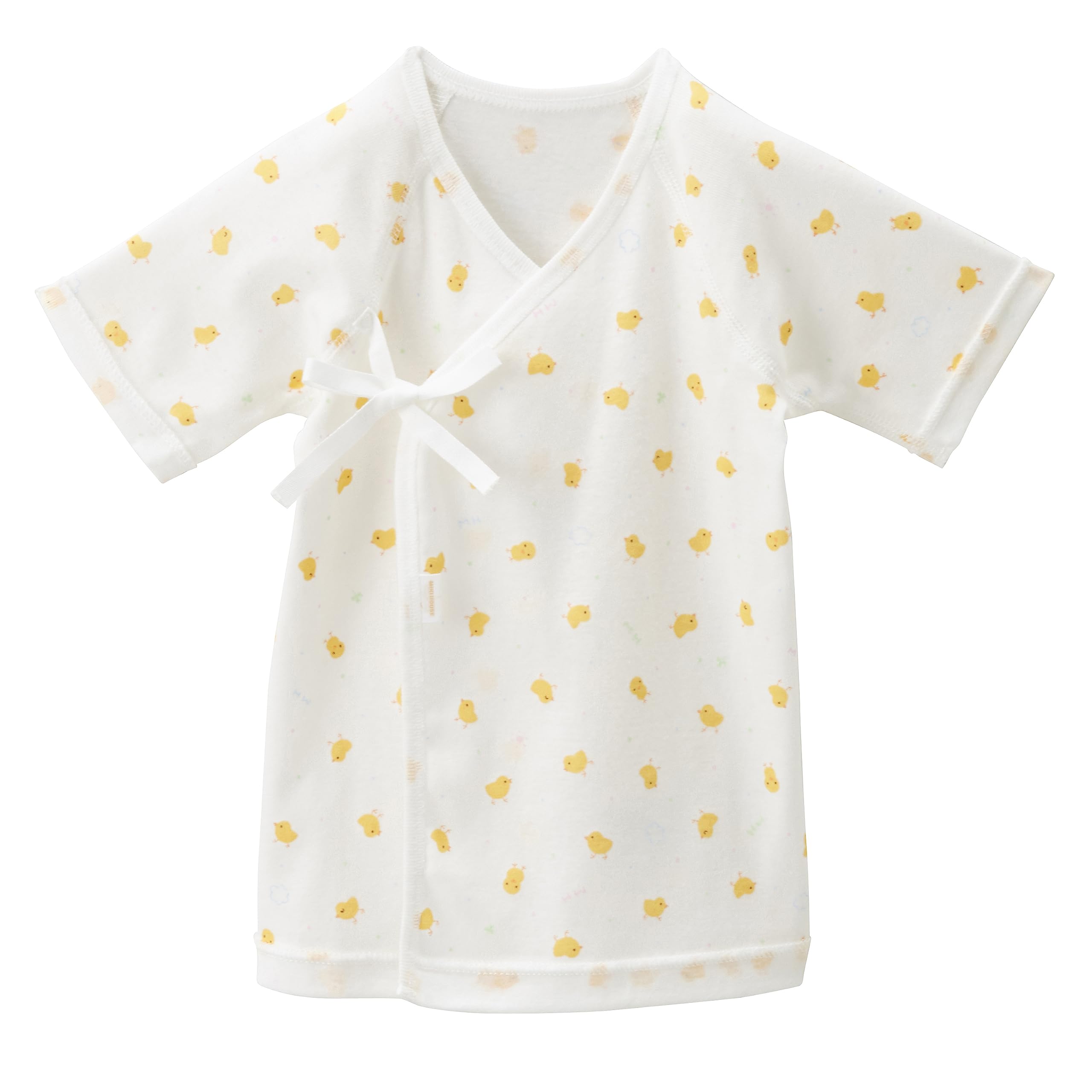 

Miki House Baby Chick Made in for Boys and Undershirt, Design, 100% Cotton, Japan, Girls, Newborn, 60cm, White, 40-2107-385 белый