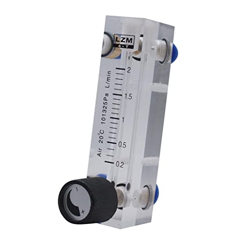B Baosity Flow Meter, Gas Flow Meter, Oxygen/Air Flow Meter, Panel Type, Air Flow Meter, 0.2-2L