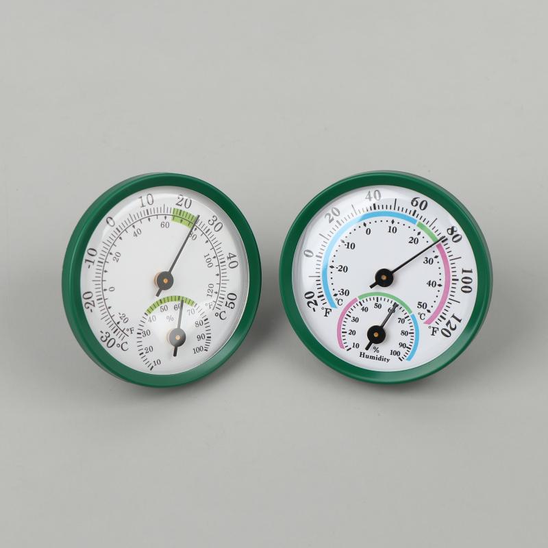 Wall-mounted 2 In 1 Temperature Humidity Gauge High Accuracy Thermometer for Home Office Warehouse Pantry