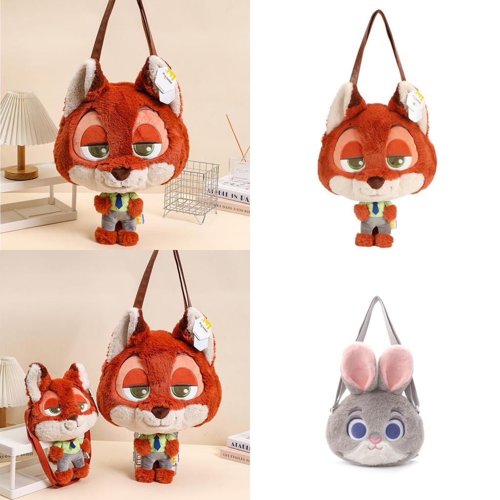 Zootopia Nick Plüsch Umhängetasche Mit Großem Fassungsvermögen Für Kinder Und Jugendliche