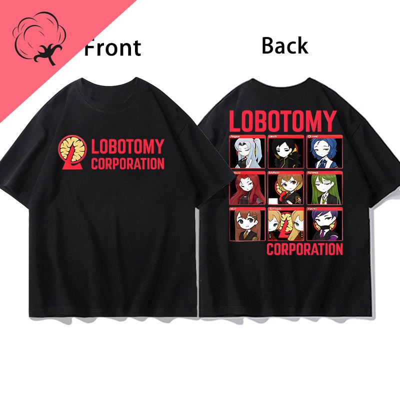 Hot Game Shirt Lobotomy Corporation Anime Camiseta Vintage Classic Cotton Crewneck Streetwear Harajuku Printed Tee