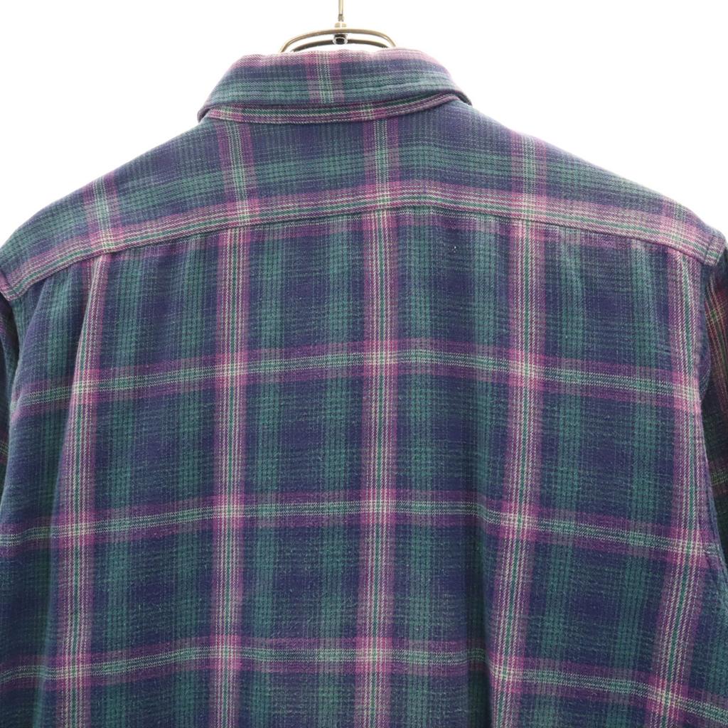 L.L.BEAN 80er Vintage Made in USA Karomuster Langarm Button-Down Hemd Damen Gebraucht