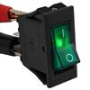 3 Pcs On/Off Switch, Latching Button LED 12V Green Off-Road