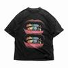 Big Lips T Shirt Streetwear Y2k T Shirt Lip Graphic Tee Summer Unisexs And Unisexs Loose And Breathable TShirt Top