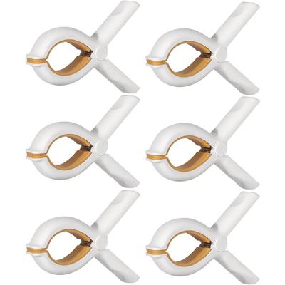 6 Unidades Cubierta Manta Clips Red Mosquitera Bebé Colorido Accesorios Asiento de Coche Plástico Cochecito Juguete Cochecito Pinza Para Gancho