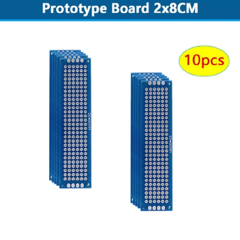 5/10PCS PCB Board Prototype Board Blue 3x7cm 4x6cm 5x7cm 7x9cm Double Sided Circuit Boards DIY Electronic Kit