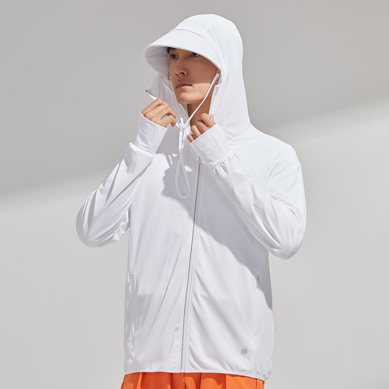 Ice silk sunscreen clothing removable brim face covering women's UPF10 + UV protection fishing sunscreen clothing men's outdoor ventilation