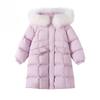 Modische Baumwollgepolsterte Kleidung für Mädchen, Kinder Daunen-Baumwollgepolsterte Kleidung, Winter Baumwollgepolsterte Jacken