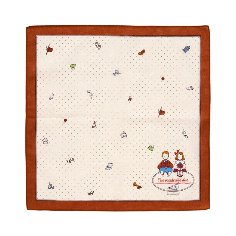 Sanrio THE VAUDEVILLE DUO Handkerchief (Lookbook for Two) Japan NEW