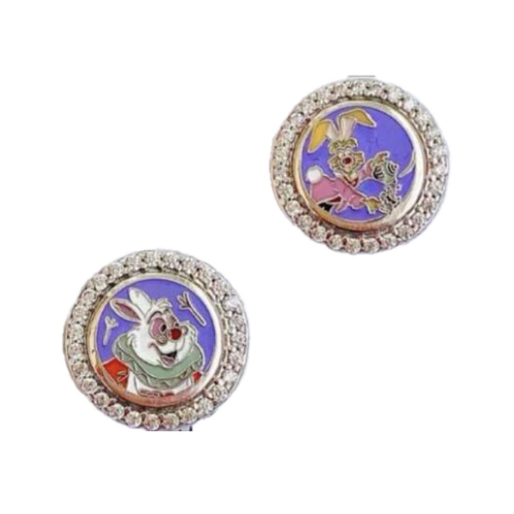 MINISO Disney Stitch Angel Charms Silber 925 Original Armband Schmuck Anhänger Passend für Damen Mädchen
