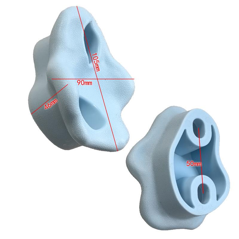 Multi-Colored Kids Adults Large Rock Climbing Holds Rocks for Outdoor Indoor Home Playground Grip Kit