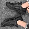 Fashion Leather Fashion Outdoor Shoes Men New Hollow Out Mens Sneakers Classic Mens Slip on Shoes Casual Leather Shoes Men Driving Shoes