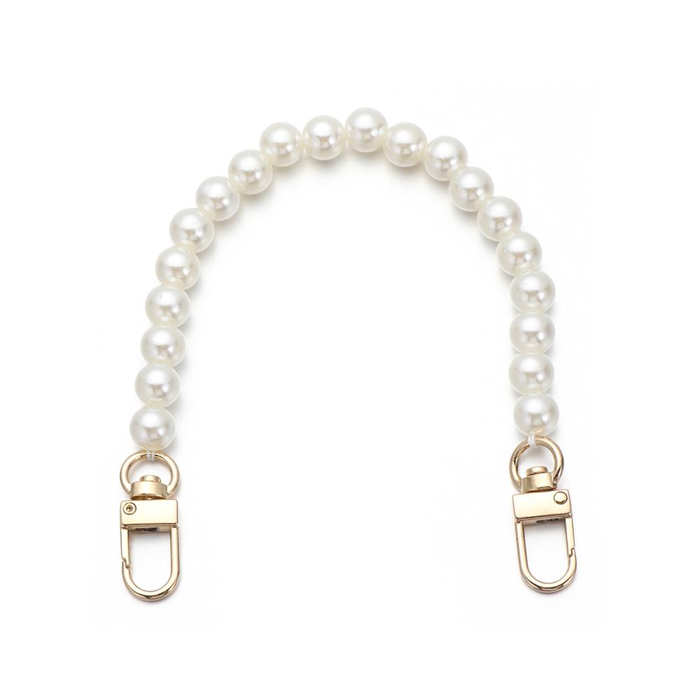 Fashion Pearl Belt Accessories Pearl Strap Bags Handbag Handles DIY Purse Replacement Long Beaded Chain