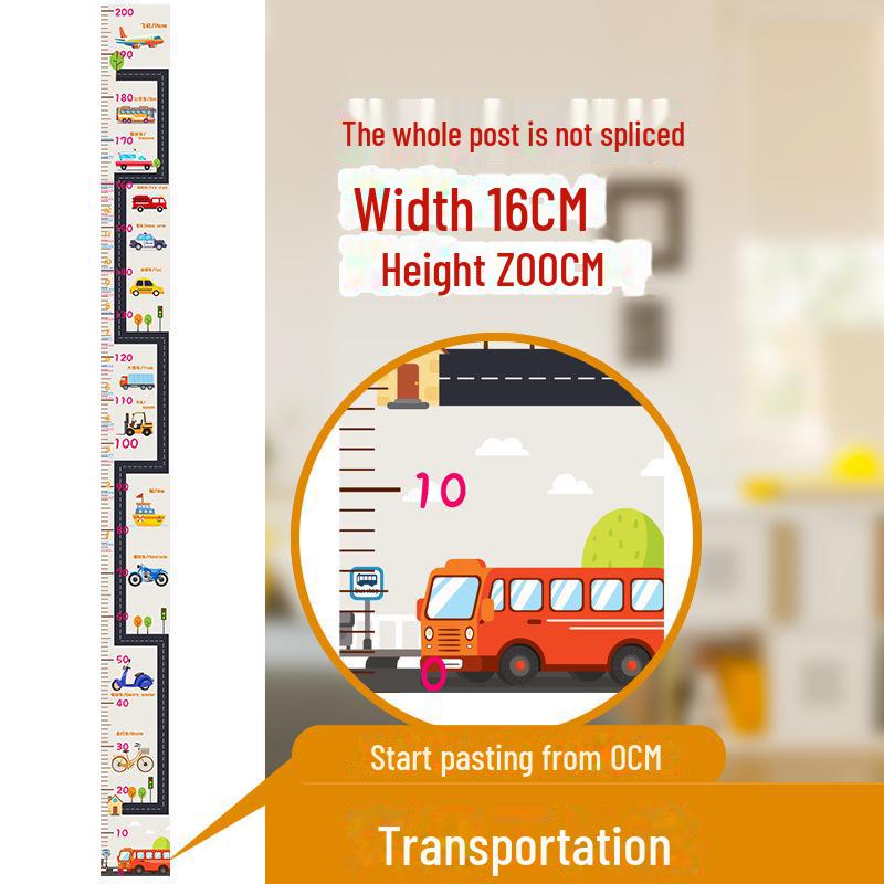 

Наклейки на стену с диаграммой роста для детей: Простая в применении, безопасная линейка от 0 для отслеживания роста младенцев и детей. Height Sticker