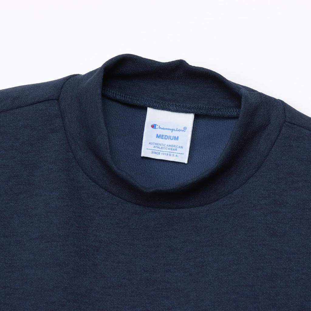 Champion One Piece Dress Navy Short Sleeve Crew Neck Breathable UV Protection Quick Drying One Point Embroidery CW-BG305 Women's