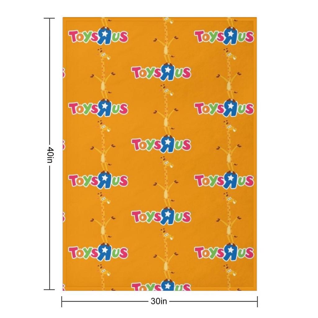 The Toys Are Us Logo Throw Blanket Summer Thermal for Babies Wednesday Blankets