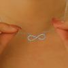 Korean 8-Shaped Pendant Clavicle Necklace
