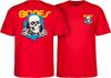Powell Peralta BONES RIPPER Skateboard T Shirt RED Unisex T-Shirt
