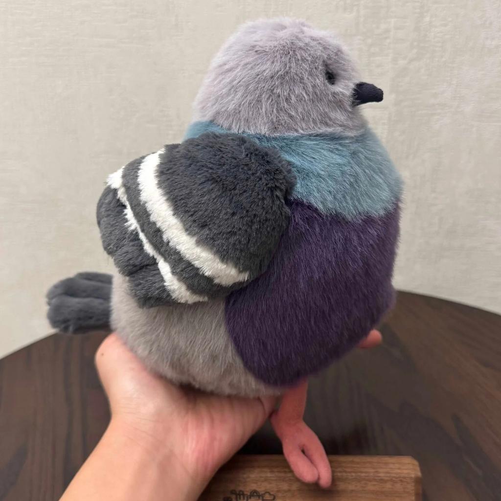 Adorabile Peluche Piccione Soffice Carino Uccellino Morbido Peluche Giocattolo Cartone Animato Coccoloso Bambola Lenire Sonno Regali di Compleanno Ragazza Decorazione Casa