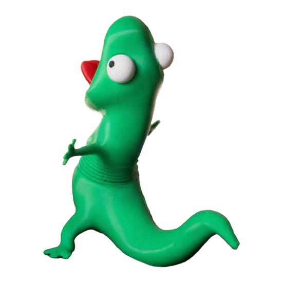 3D-gedruckte wackelnde Eidechsen-Dekoration Schwingfeder Eidechsen-Figur Fidget-Spielzeug Heim- und Bürodekoration Dekoration Meme-Liebhaber Geschenk
