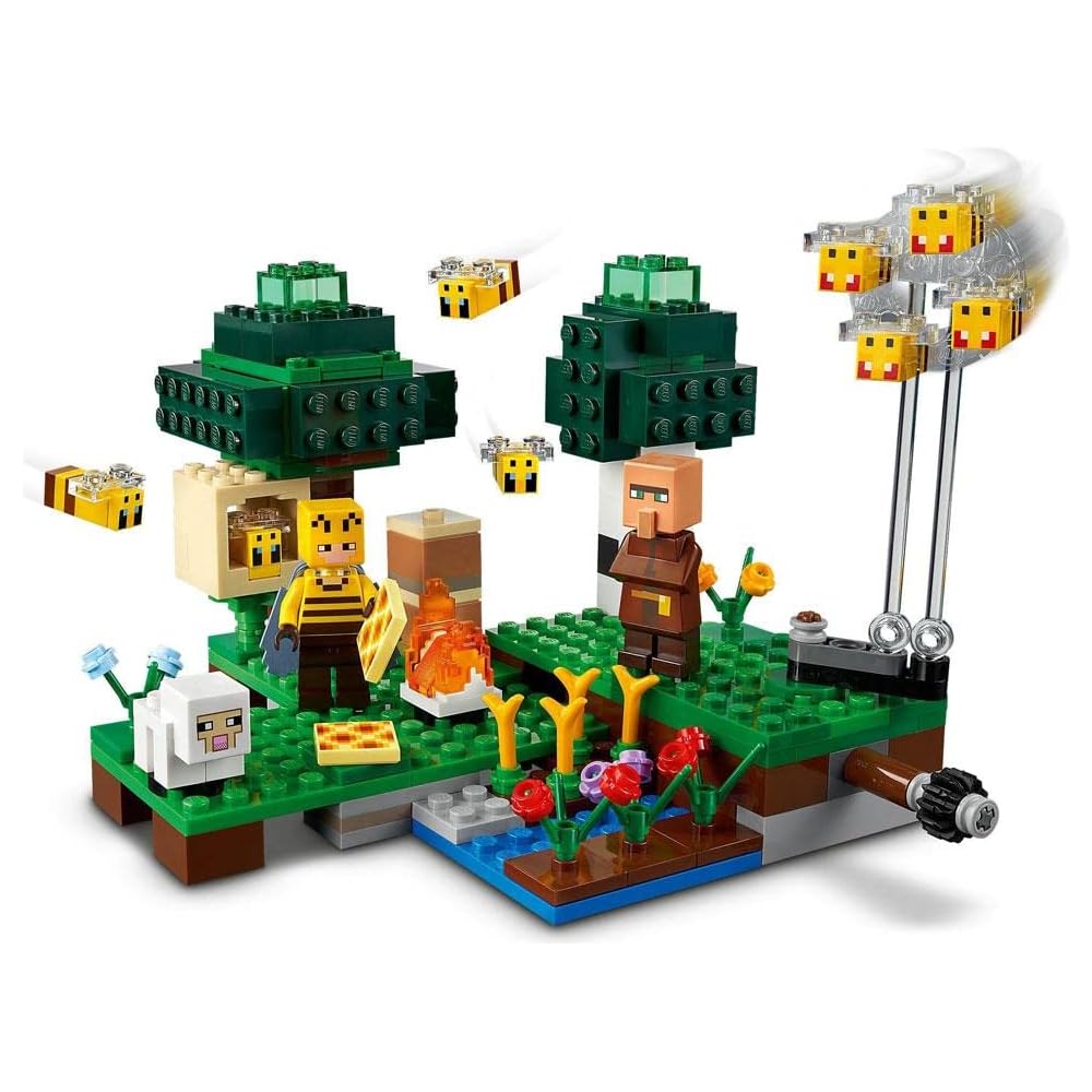 LEGO Minecraft Bee Farm Set 21165 Building Blocks Toy for Kids Ages 8 and Up