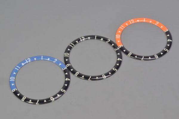 SEIKO Aftermarket Bezel Flat Dome Black x Black Boy SKX007 SRPD SBSA 6309 [ Part] Insert, Glass, Blue, Batman, Luminous, GMT