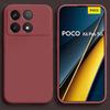 Pro Poco X6 Pro Pouzdro Tekuté Silikonové Pouzdro na Telefon Pro Xiaomi Poco X6 Pro 5G Měkký Kryt