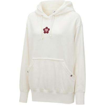 Valentines Day Series SS24 Embroidered Floral Hoodie With Large Logo Women Tops White HF1135-133