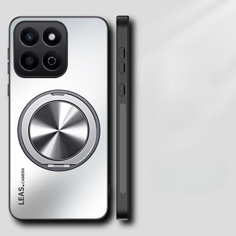 

Для Honor X6C AG Матовый Магнитный Держатель-Подставка Чехол для Телефона Для Honor X9C Smart X7C X8C X9B X8B X7B X6B Ударопрочная Твердая Задняя Крышка Бампер for Honor X6B белый