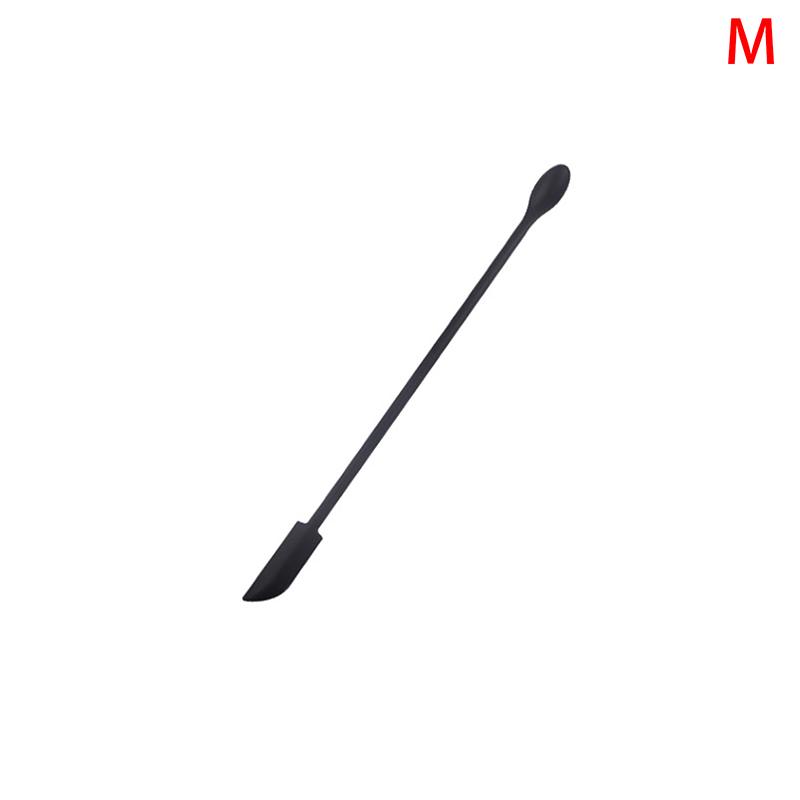 Cosmetic Bottle Silicone Mini Scraper Three Piece Set Baking Double End Two In One Spatula Jam Deep Bottle Scraper Spoon Set