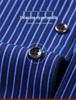 Men's Double-Sided Fleece-Lined Long-Sleeve Shirt for Autumn and Winter