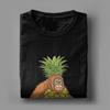Italian Brainrot Characters Orangutini Ananasini T Shirt For Men Summer  Streetwear T Shirts Popular Tees Oversize Clothes