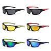 Fashion Men and Women Driving Glasses Lightweight Round Frame Colorful Reflective Lenses Glasses for Women
