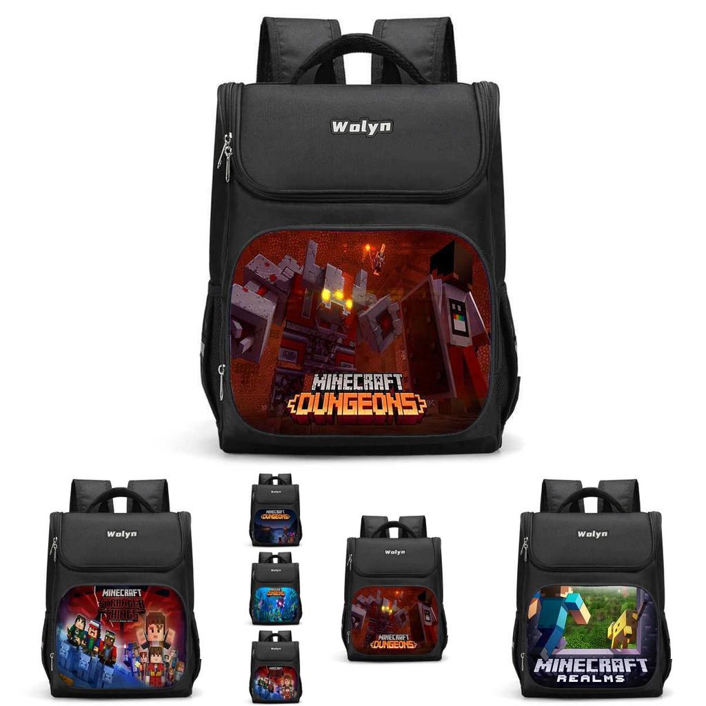 Mochila Escolar 3D Ligera de Gran Capacidad Para Niños Unisex Bolsa de Tela Oxford
