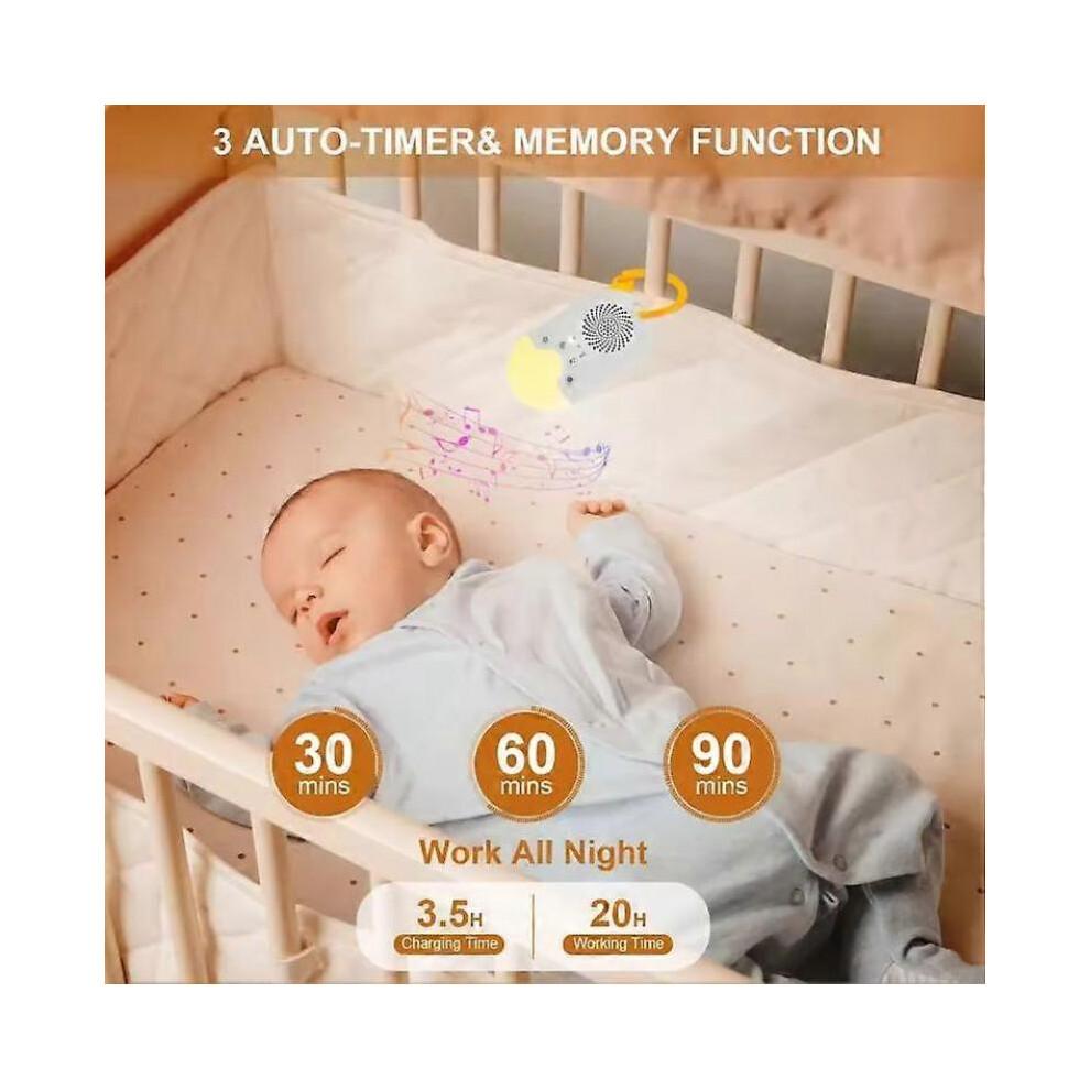 Portable White Noise Machine Baby Sleep Crying Comforter Sleep Aid for Adults, Children & Babies