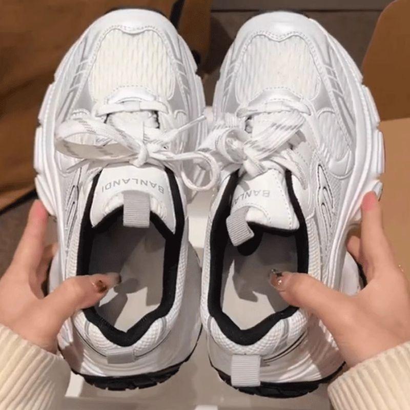 Zhao Ruth's same dad shoes for women 2025 new platform-soled couples versatile height-increasing casual sports shoes ins