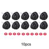 10 Pcs Practical Durable Screw CapPractical  Screw Caps Covers with Gaskets for Fishing  Reel Handle Fishing Power Handle Screws