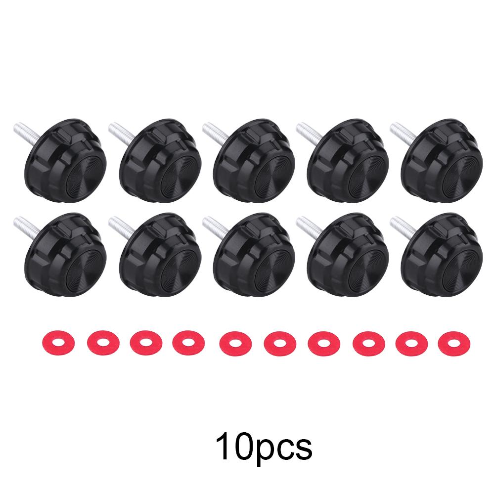 10 Pcs Practical Durable Screw CapPractical Screw Caps Covers with Gaskets for Fishing Reel Handle Fishing Power Handle Screws