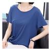 Navava NT1553 Simple Solid Round Neck ShorT Sleeve T shirT