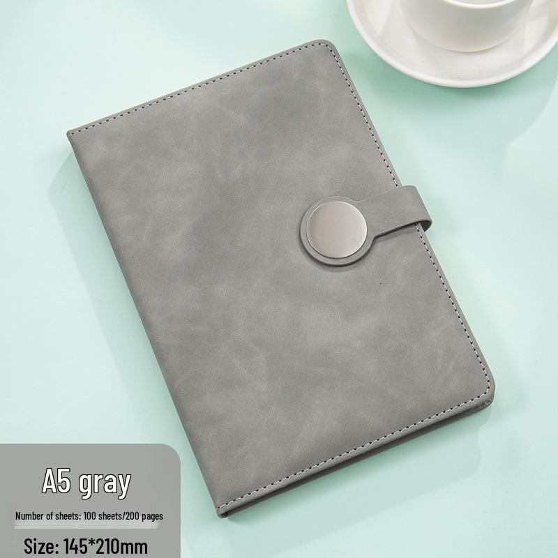 A5 Round Buckle High-End Notebook Gift Set with Custom Logo
