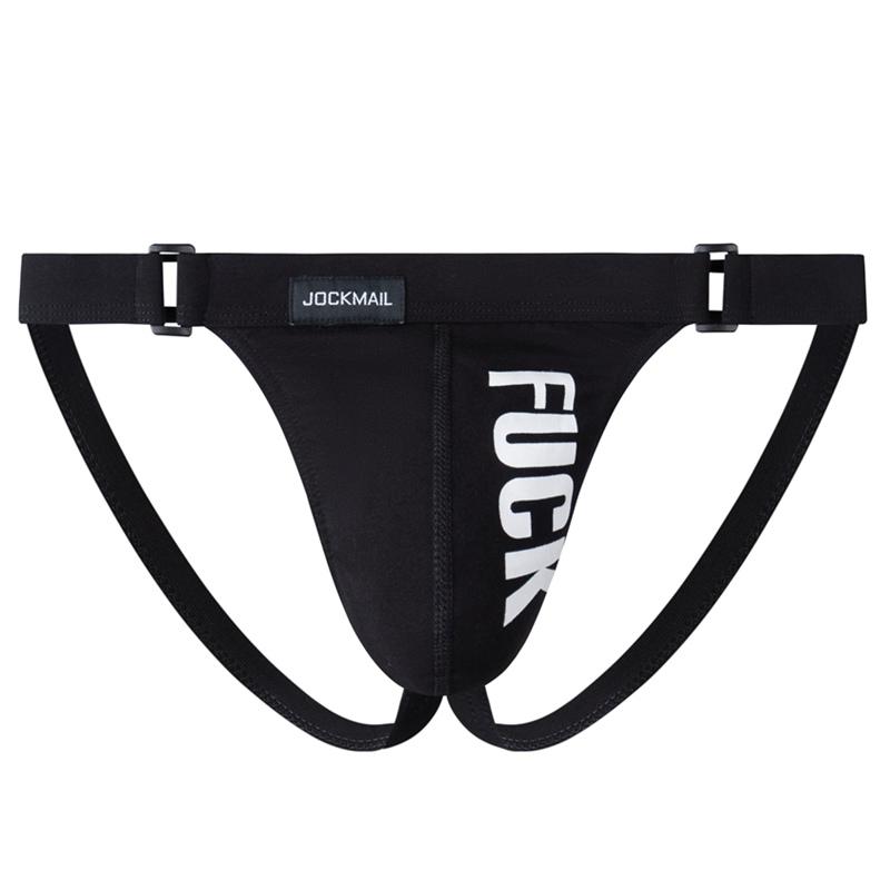 Sospensori JOCKMAIL Cotone Fibbia Decorativa Stampa Lettere Vita Bassa Sexy Perizoma da Uomo Intimo Semplice Quotidiano Casual Vita Bassa Mutande Sportive