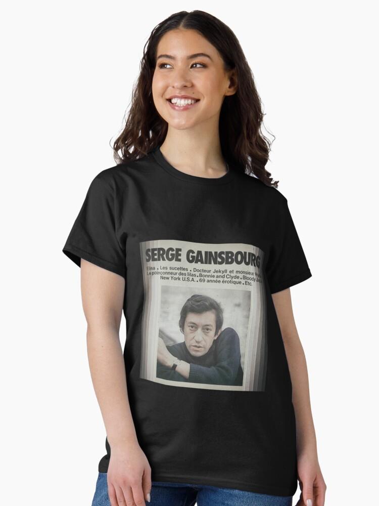 Serge Gainsbourg Album Serge Gainsbourg 1974 Classic T-Shirt