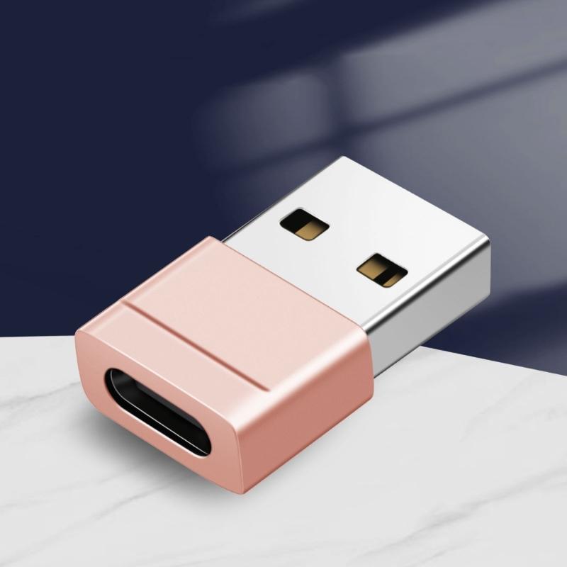 Type C To USB Converter USB C Female To USB2.0 Male Adapter For Convenient On Travel Device Access and Charging