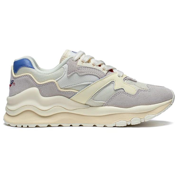 Li Ning 001 Mountain And Sea Fabric Non-Slip Wear-Resistant Low-Top Sports Casual Shoes Women sneakers Off-White Cream AZGT008-2