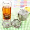 Tea Coffee Stew Spice Soup Herbal Sieve Infuser Reusable Stainless Steel Seasoning Bag Ball Kitchen Filter Sachet With Chain S-L