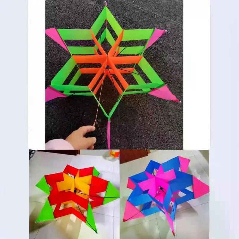 New Style 3D Plum Blossom Kid-friendly Kite, Easy To Fly, Ideal for Beach Park Picnics, Perfect Travel Companion