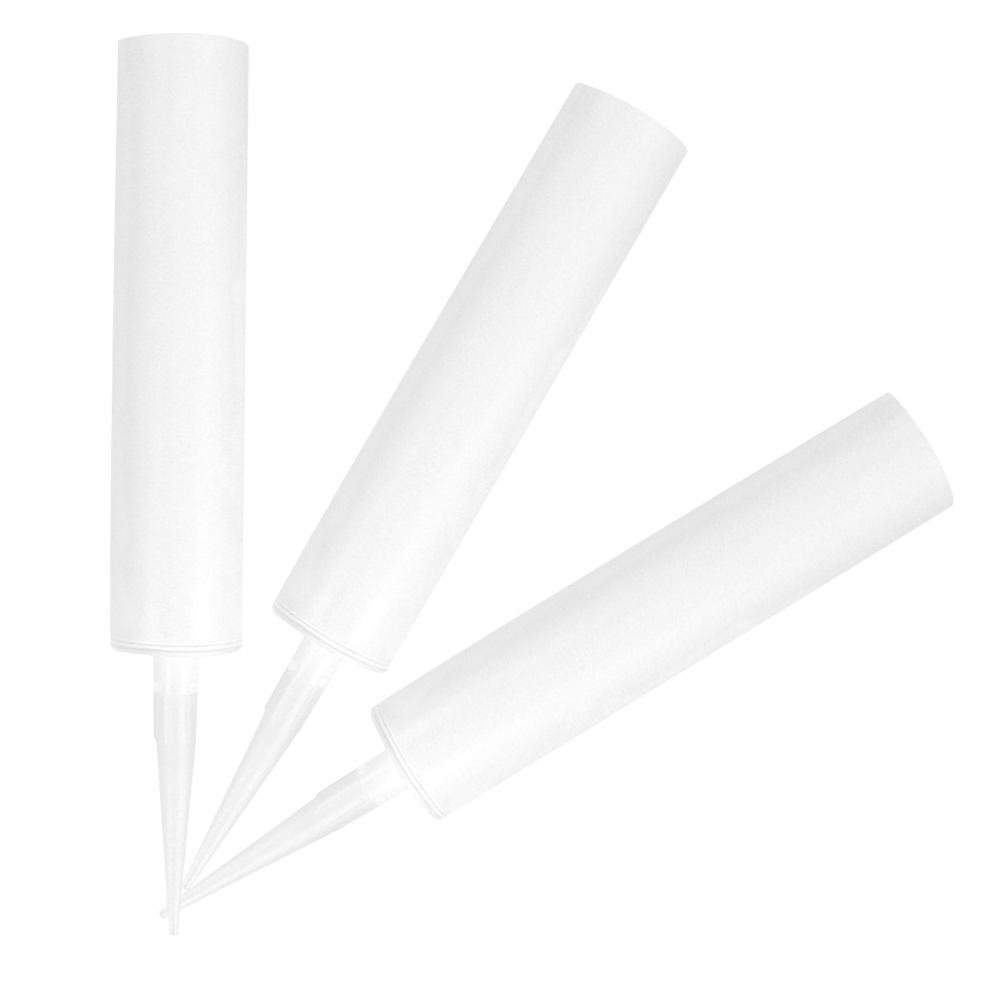 3 Pcs Reusable Empty Caulking Tubes Dispenser Sealant Grouting Repair Tool Glass Adhesive Packaging Container For Latex Cracks